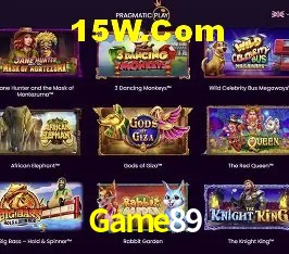 Recursos de Bônus Game89